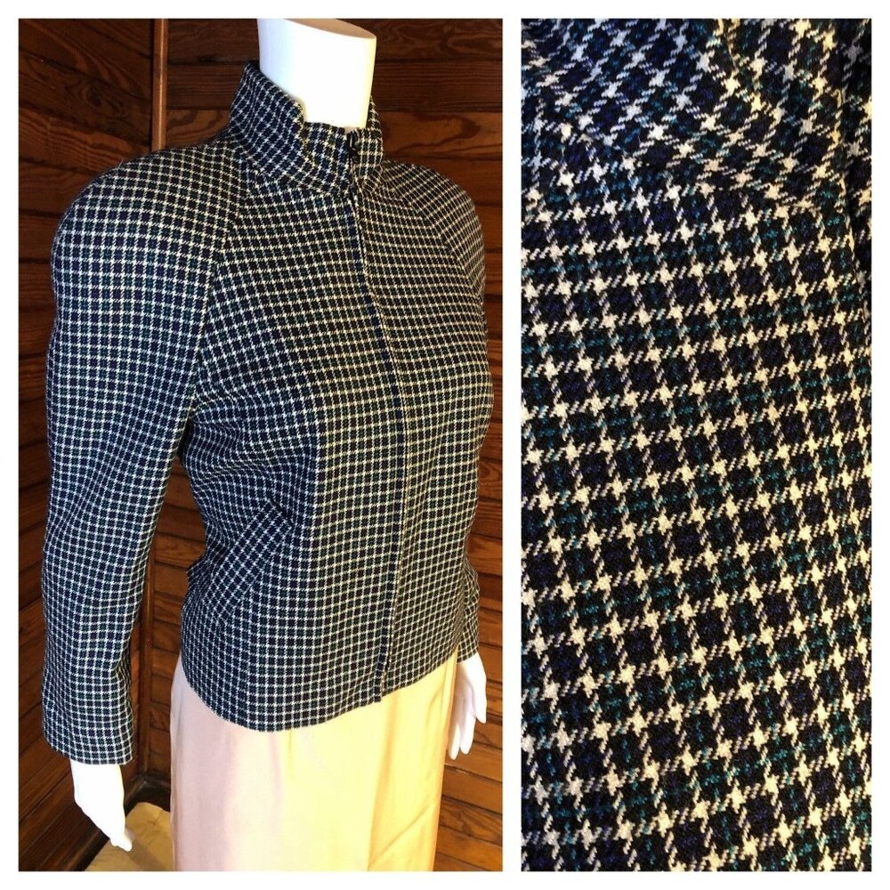 Plaid Blazer, Plaid Jacket, Tartan Plaid, Wool Jacket, Doncaster, Punk Plaid, M